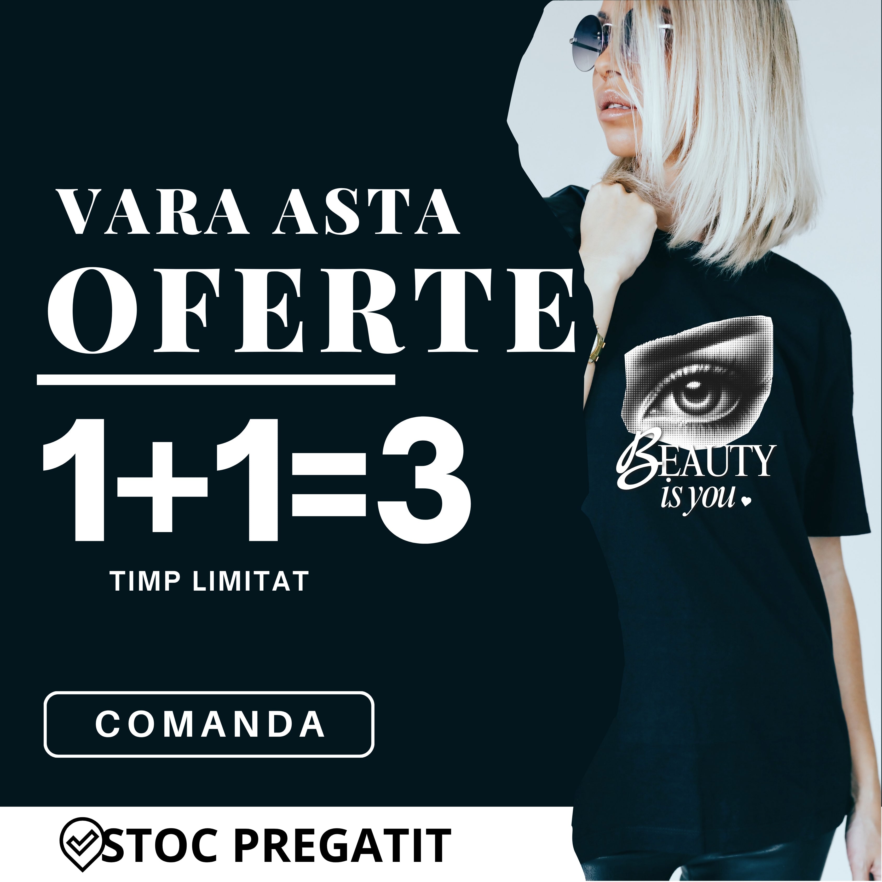 Campania 1+1=3 la MARASI.RO – Comanzi 2 tricouri și primești încă 1 CADOU!