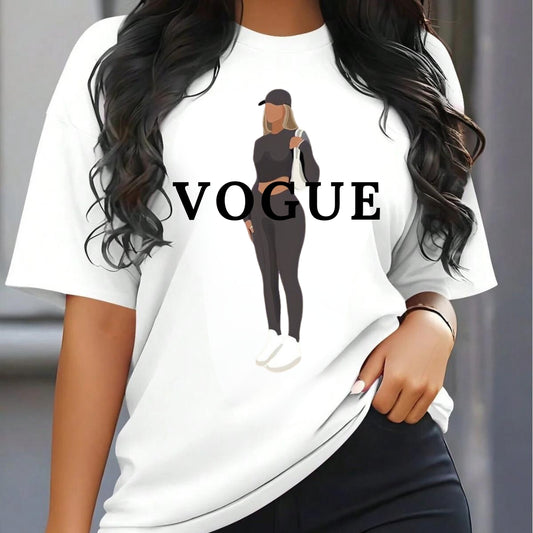 Tricou Oversized VOGUE Girl