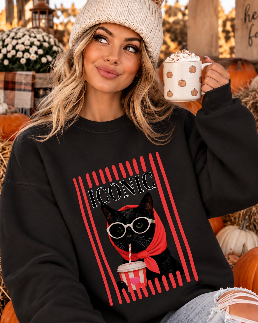 Bluza Cu Print Fashion Kitty 11