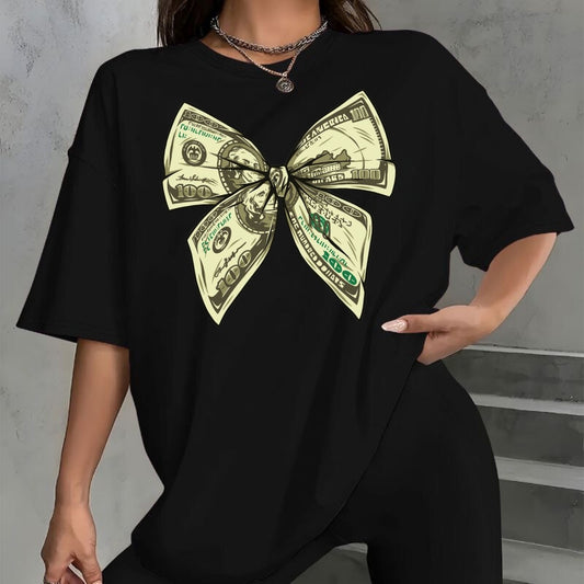 Tricou Oversized Bow Money