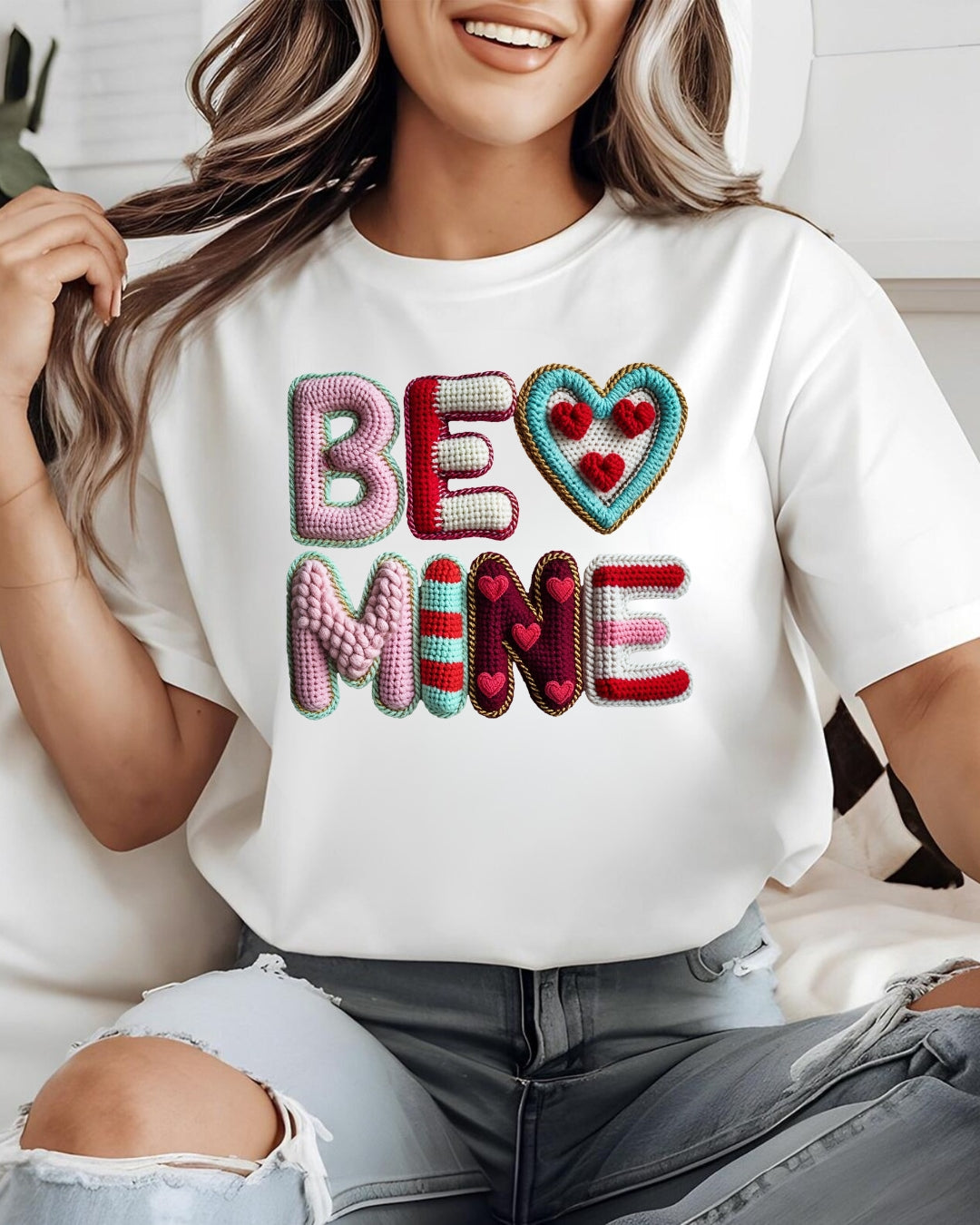 Tricou be mine inima 12 bumbac 100%