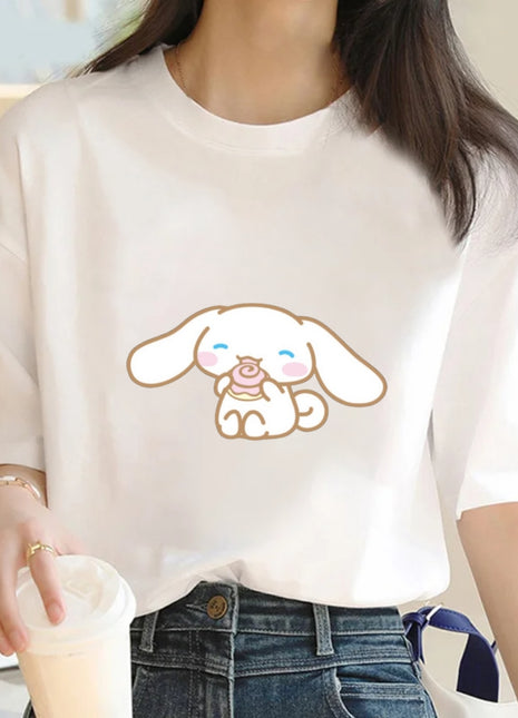 Tricou Oversized Cinnamon Roll Eating