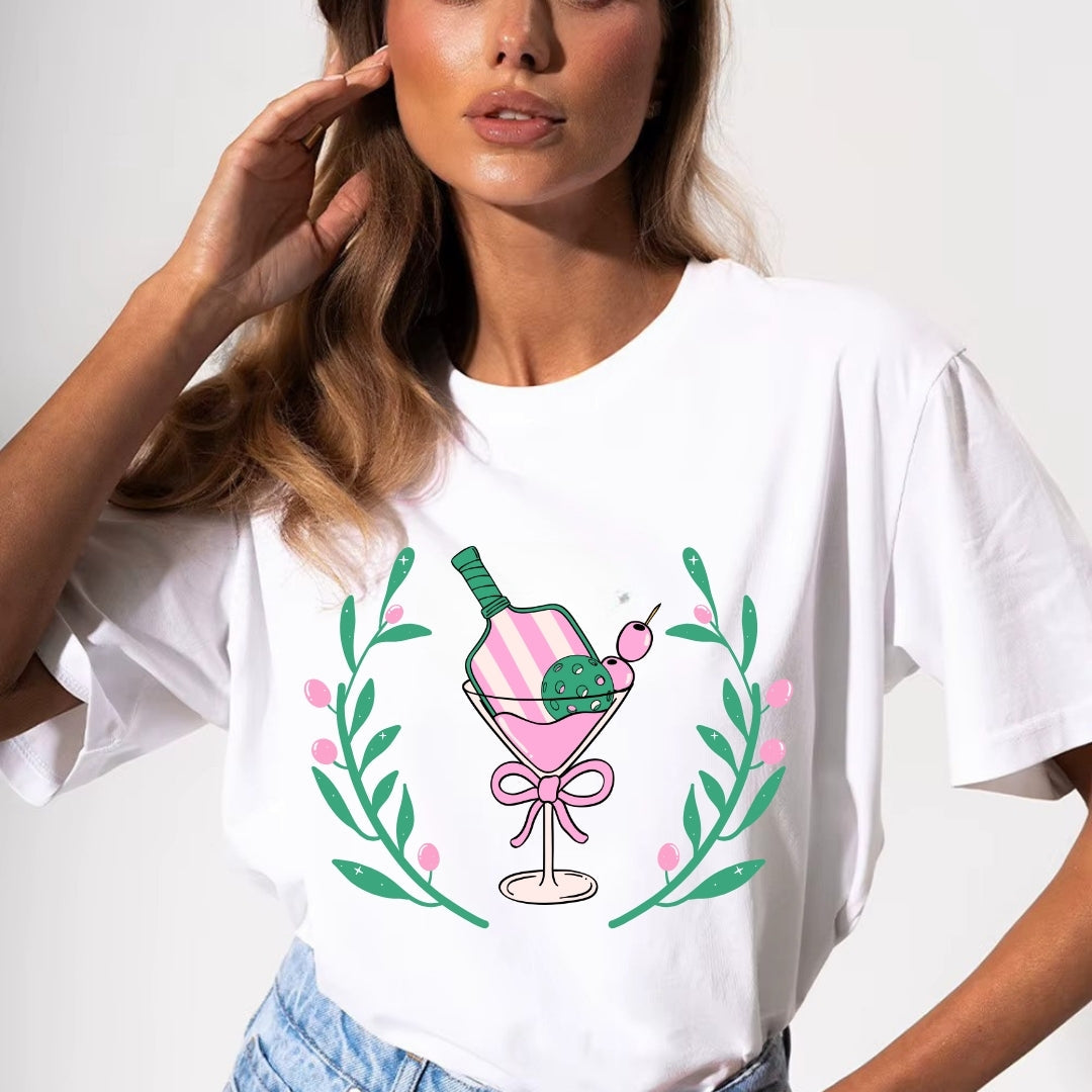 Tricou Oversized Pink Tini