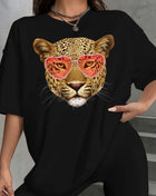 Tricou Oversized Cheetah Sun