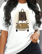 Tricou Oversized Car Louis Vuitton