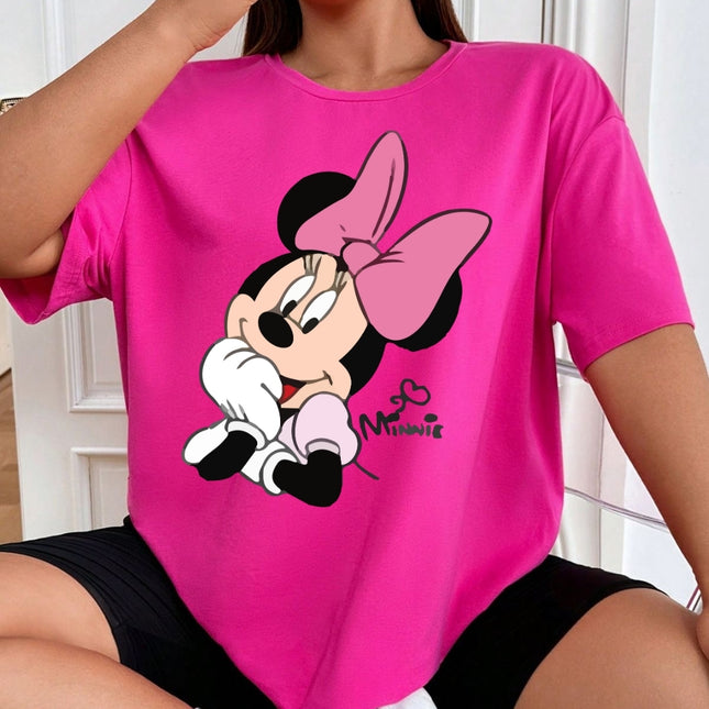 Tricou oversized minnie lady