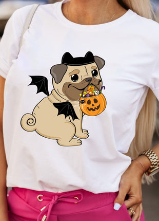 Tricou Pug de toamna