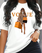 Tricou Oversized VOGUE Woman Orange