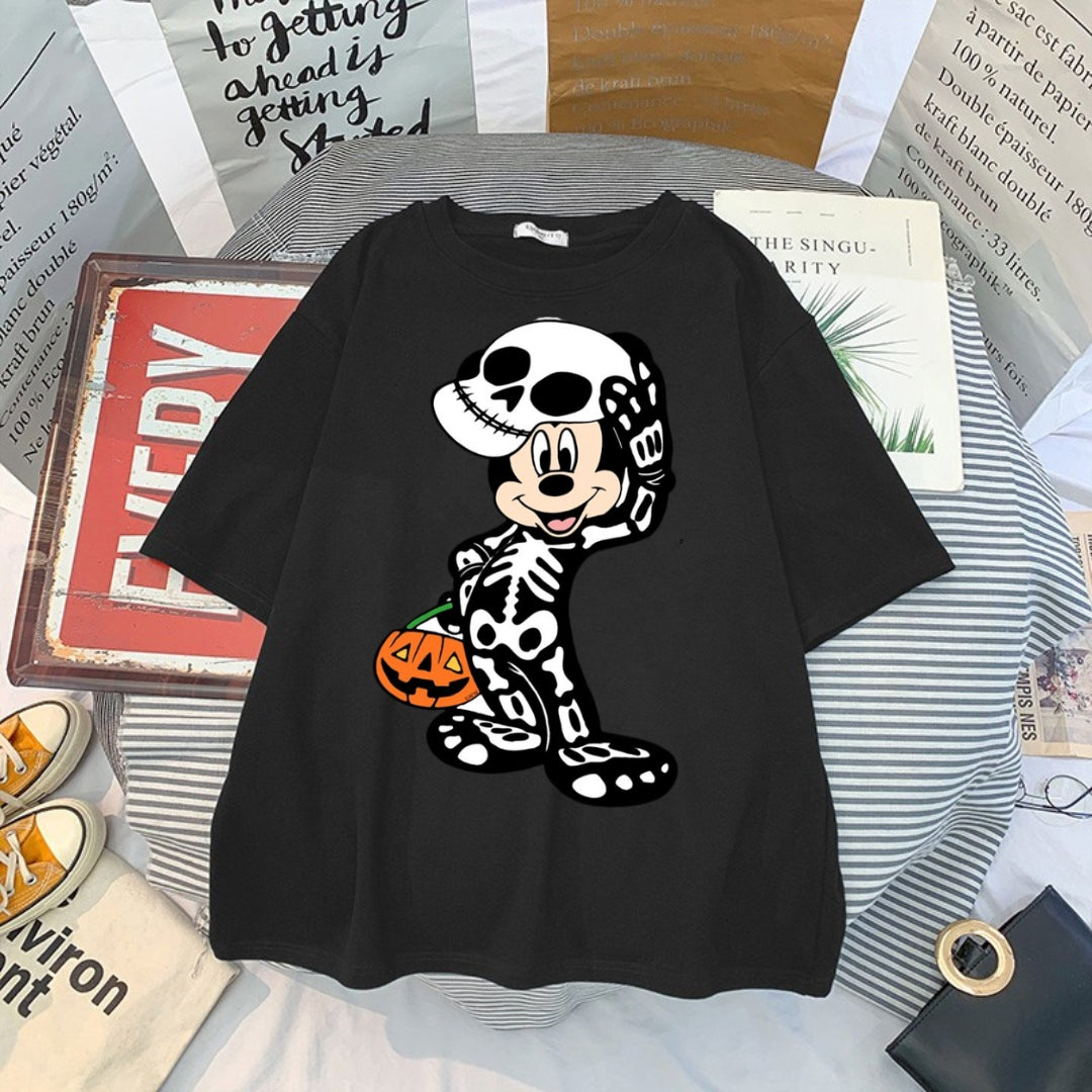 Tricou oversized Mik skelly