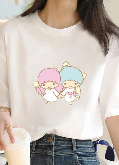 Tricou Oversized Little Twin Stars Cute