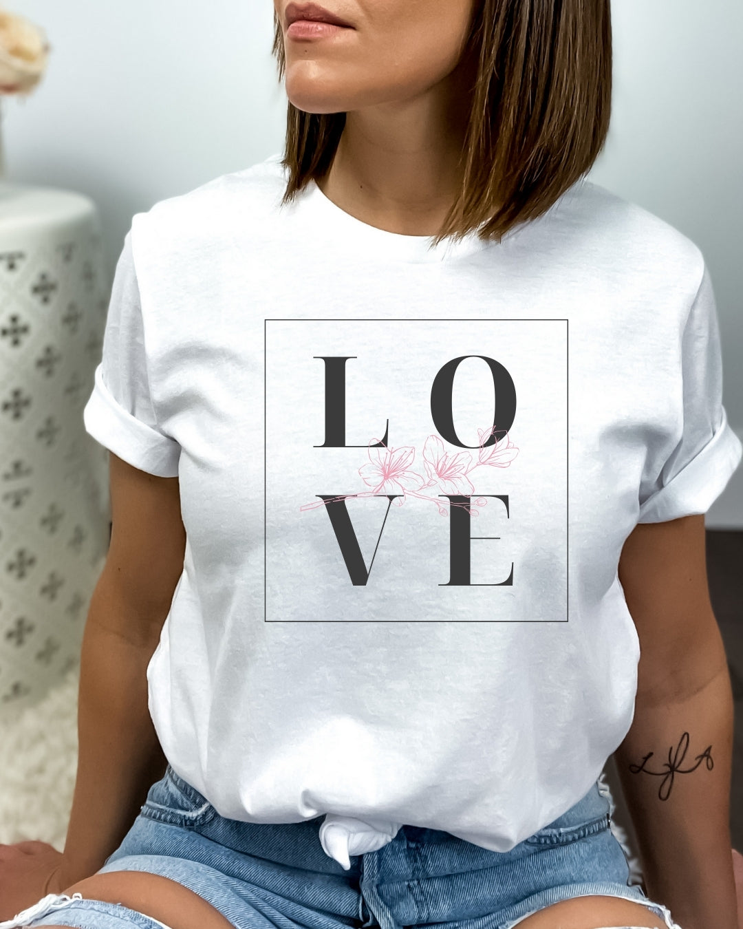 Tricou bumbac 100% love 15
