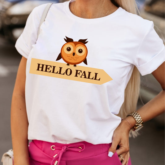 Tricou Hello fall