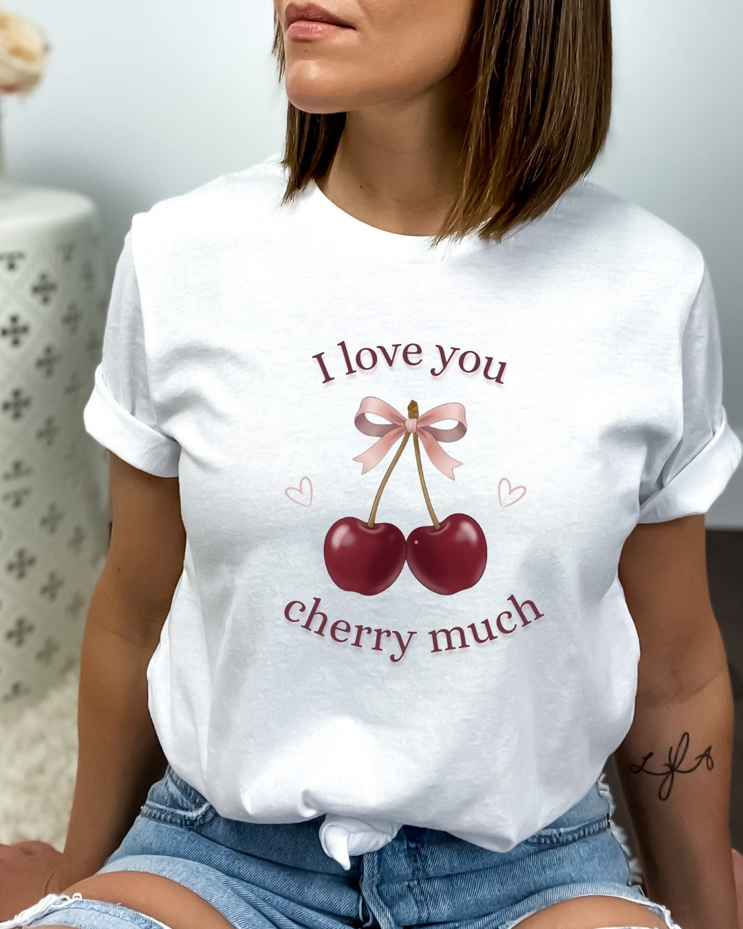 Tricou bumbac 100% cherry much 16