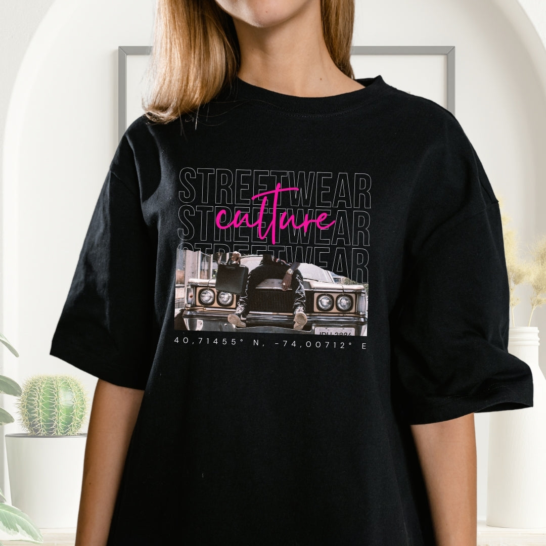 Tricou Oversized Streetwear Culture