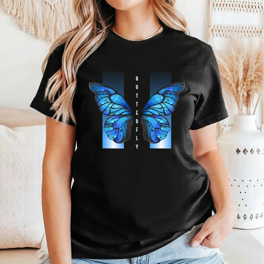 Tricou bumbac 100% fluture 17