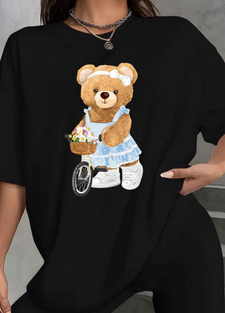 Tricou Oversized Summer Bear