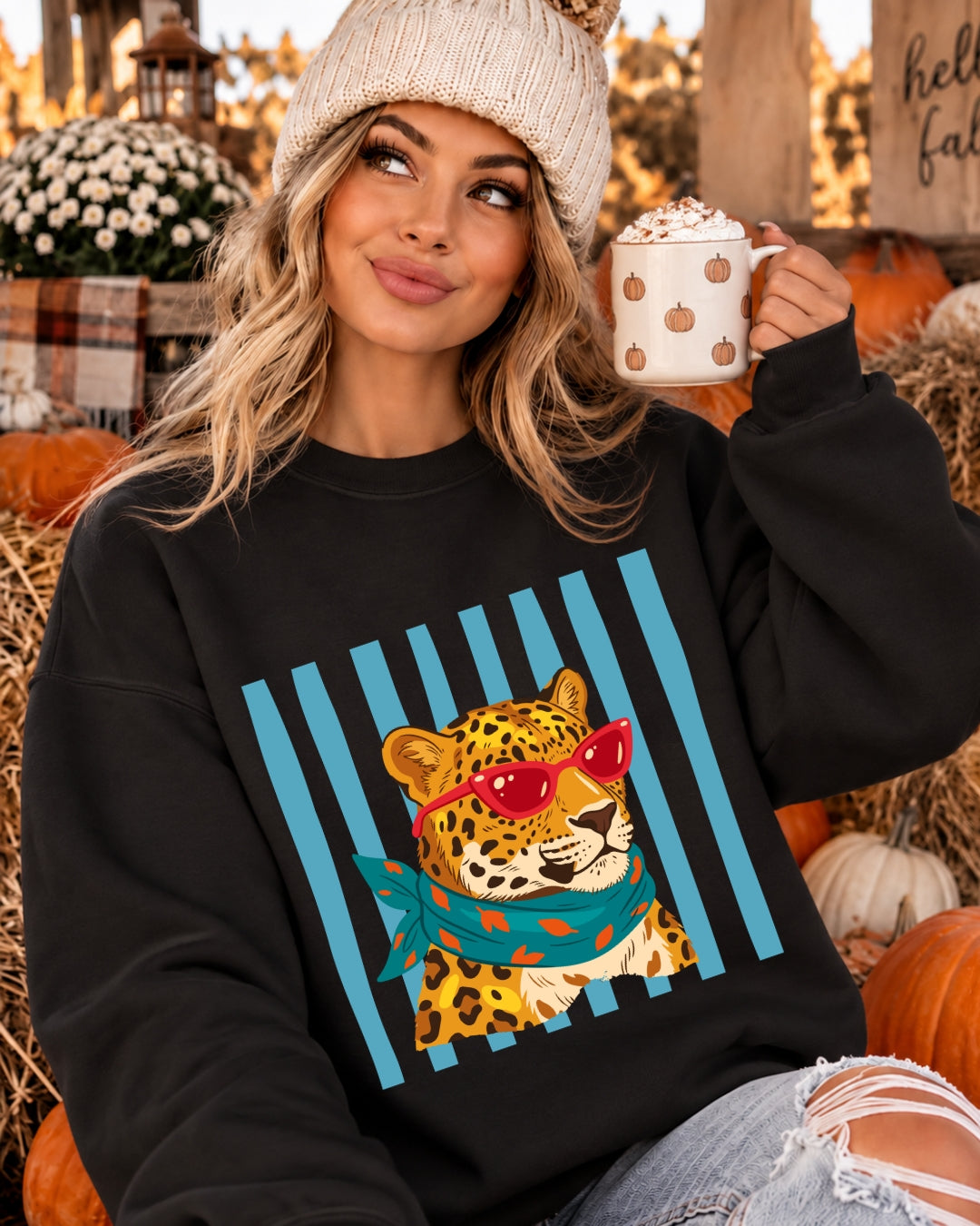 Bluza Cu Print Fashion Kitty 21