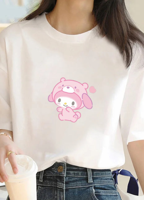 Tricou Oversized My Melody With Hat