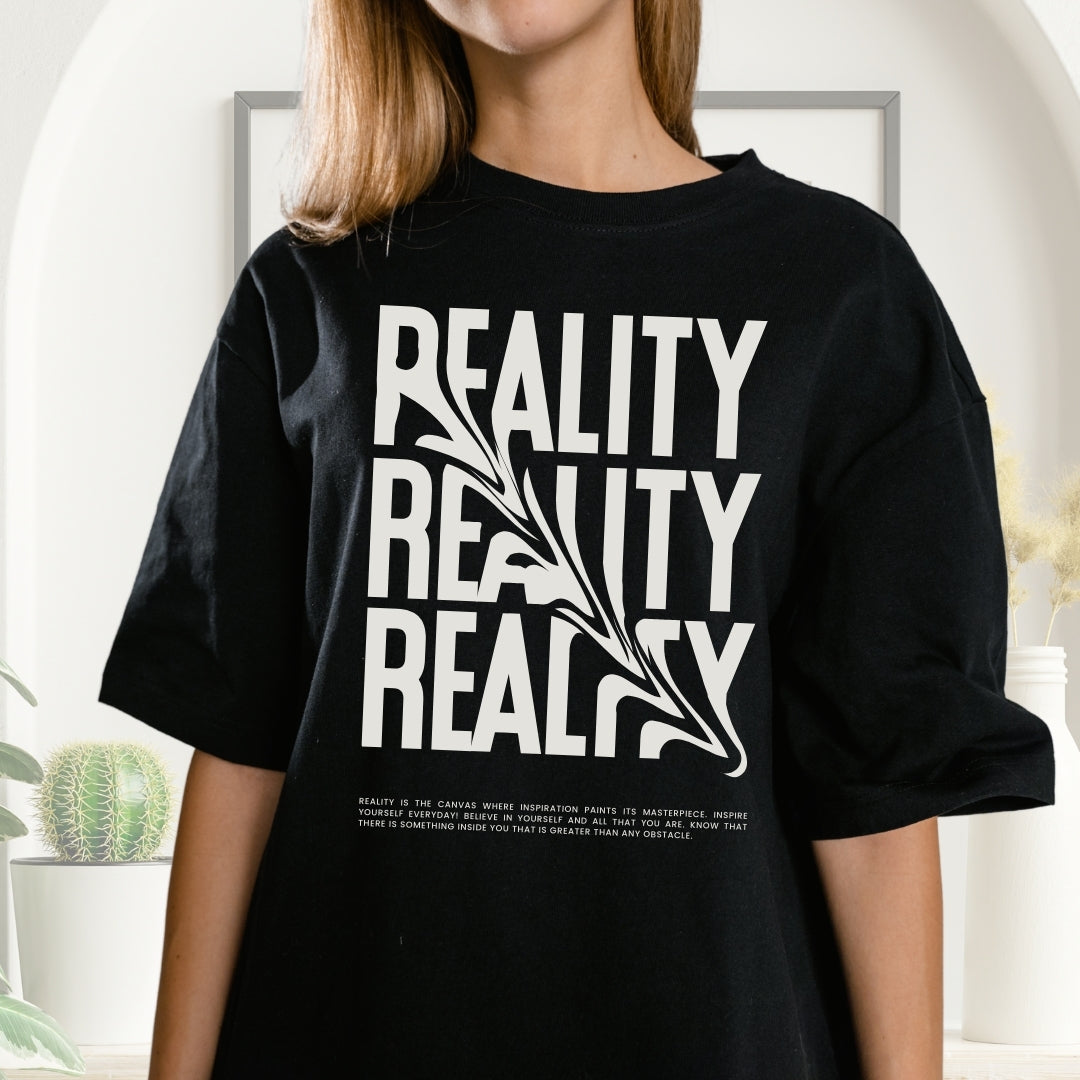 Tricou Oversized Reality
