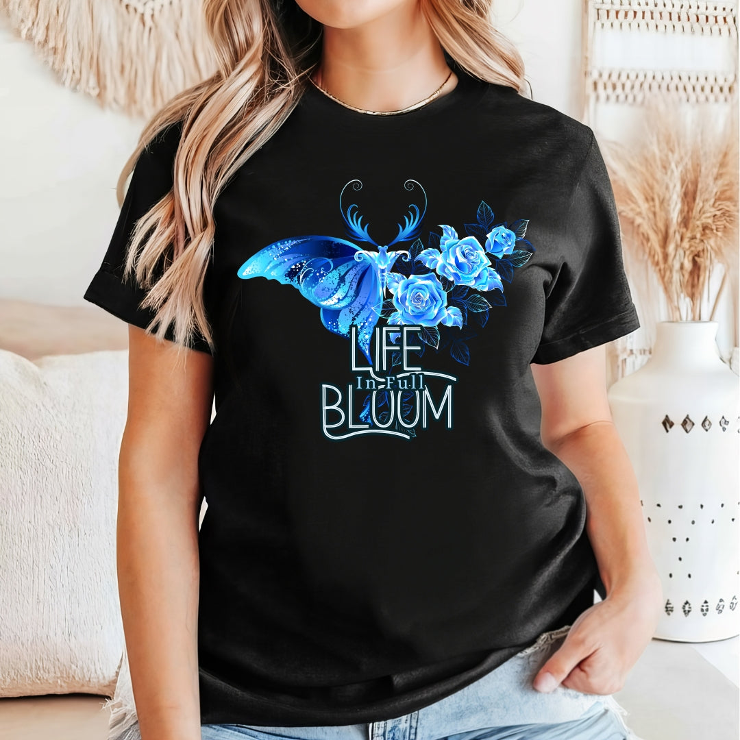 Tricou bumbac 100% life bloom 19