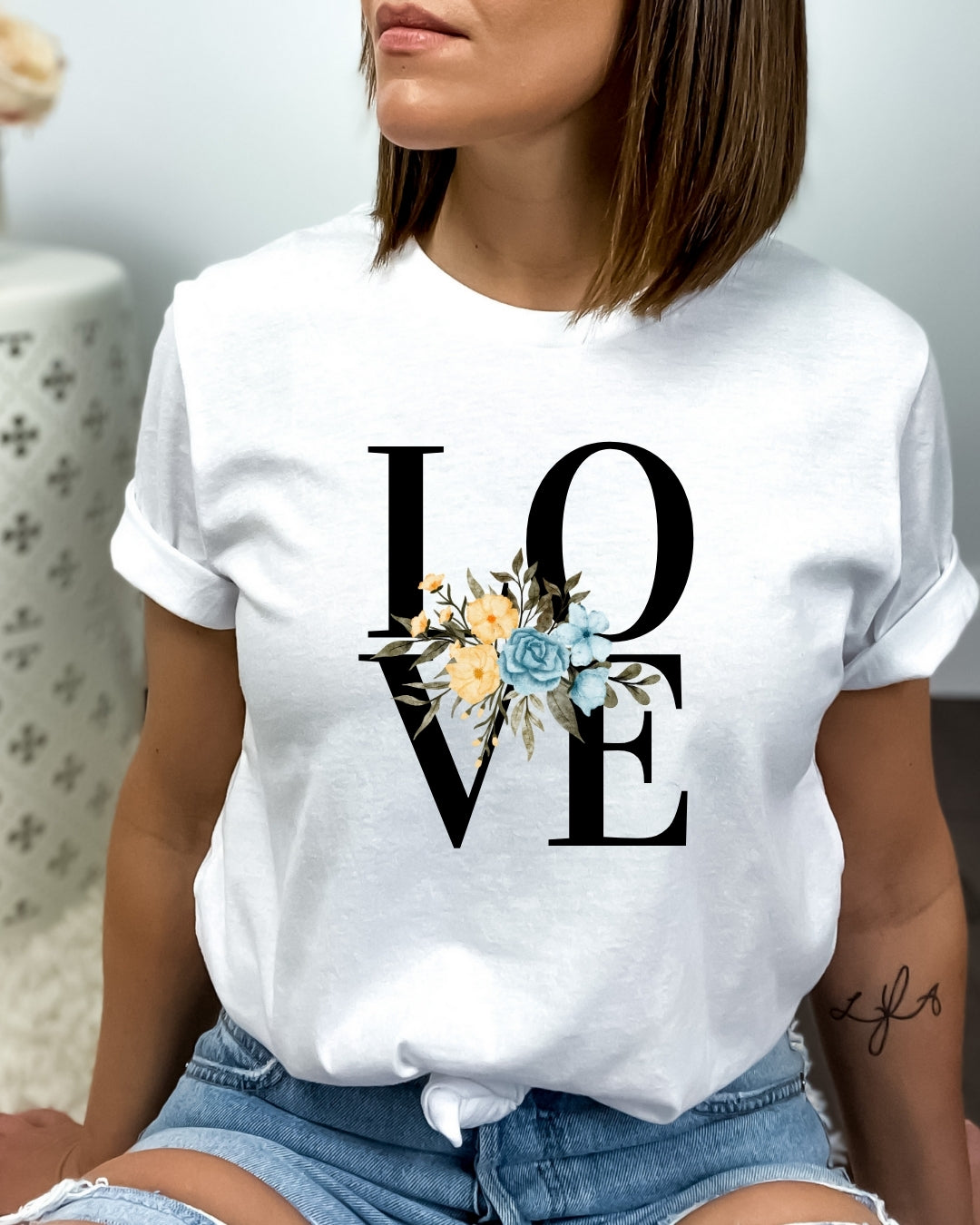 Tricou bumbac 100% love 19