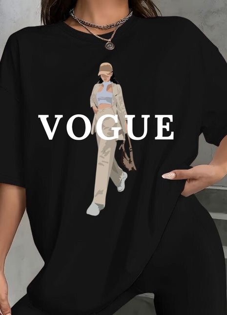 Tricou Oversized Vogue Girl