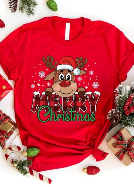 Tricou Merry Christmas Ren