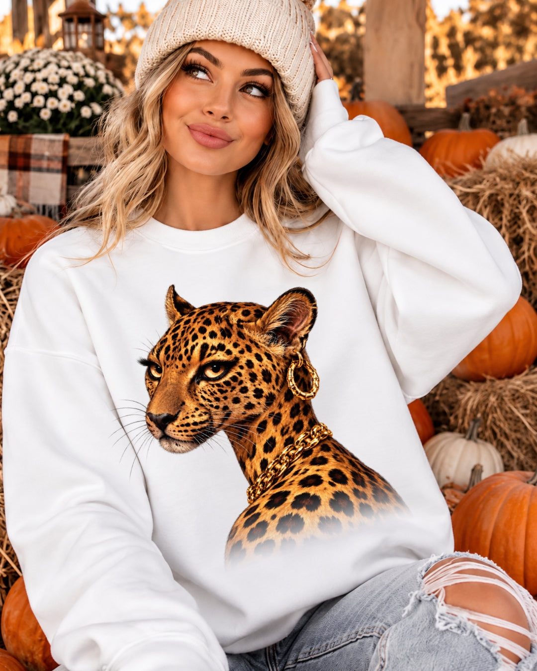 Bluza Cu Print Fashion Kitty 1
