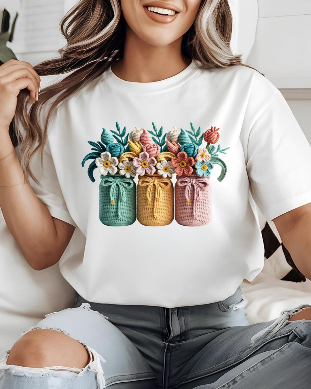 Tricou Flori Iubire 1 Bumbac 100%