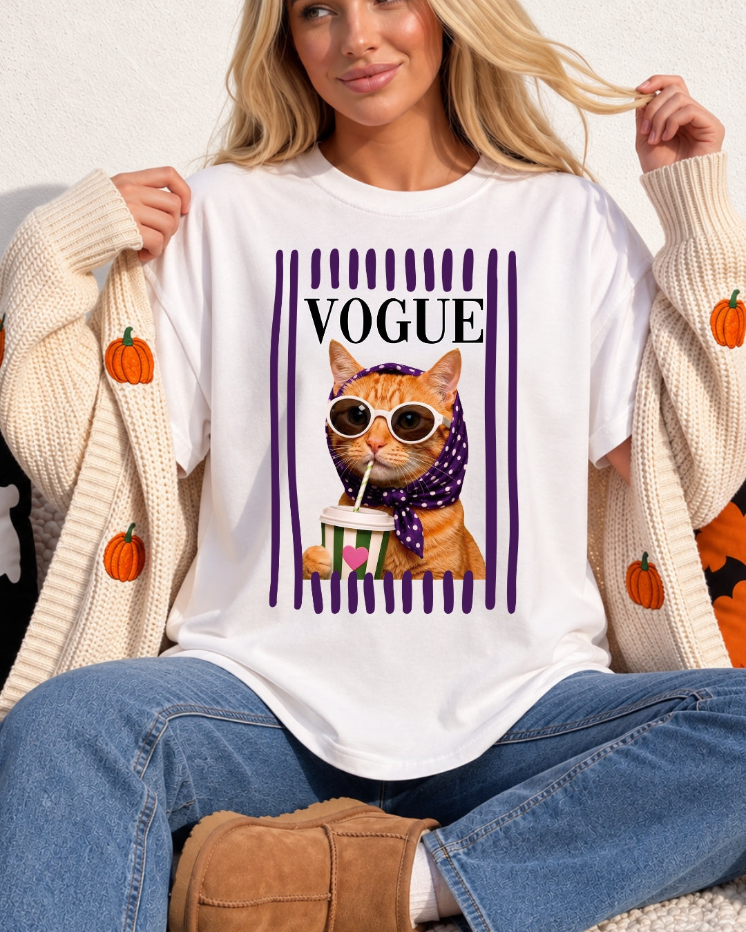 Tricou Fashion Kitty bumbac 100% 1