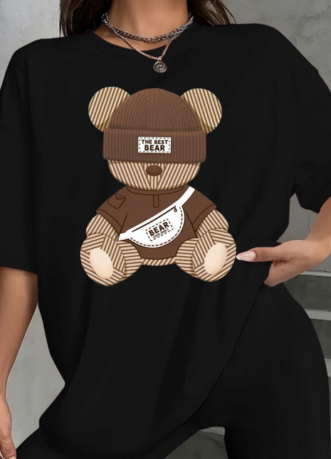 Tricou Oversized Best bear