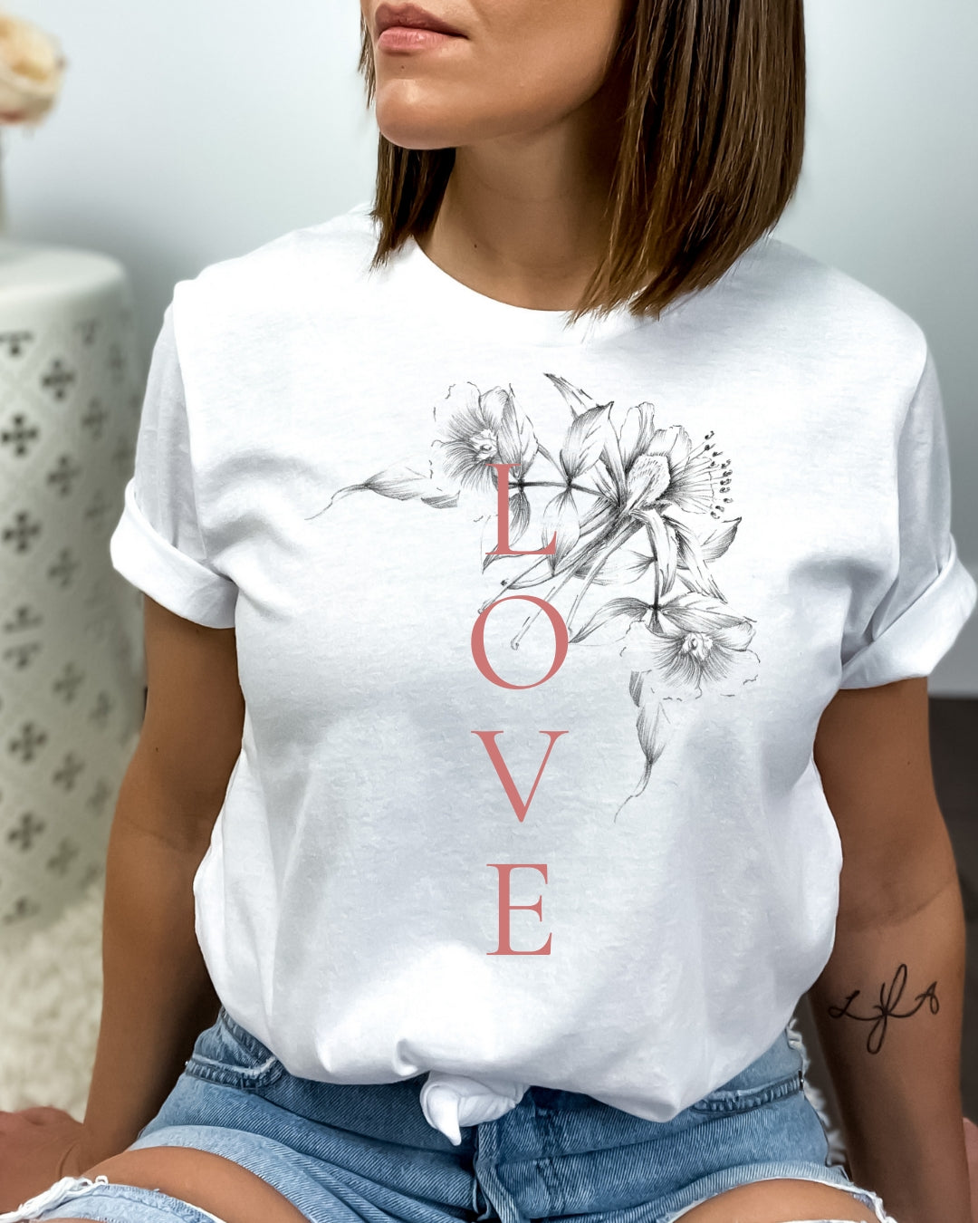 Tricou bumbac 100% love 21