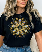 Tricou Gold Flower