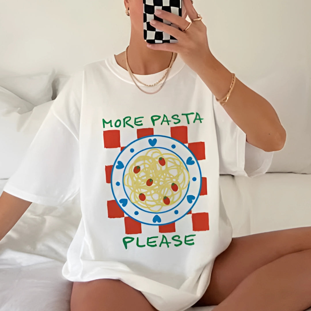 Tricou Oversized Pasta lover