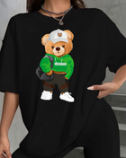 Tricou Oversized Green bear