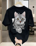 Tricou grey kitty