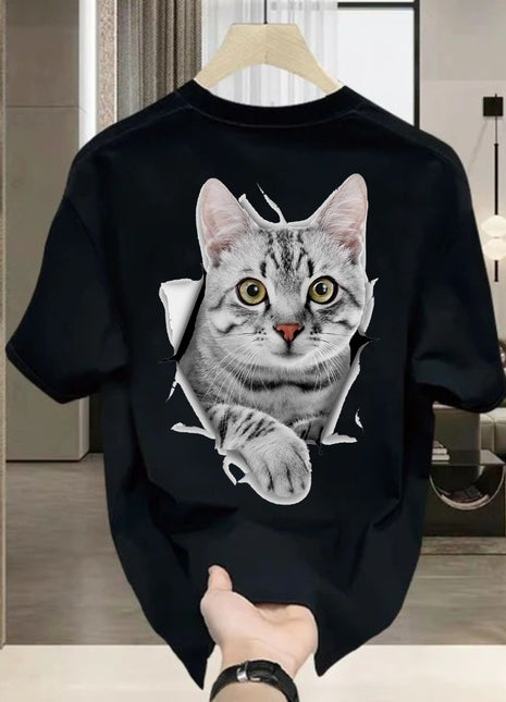 Tricou grey kitty