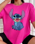 Tricou oversized stitch fun