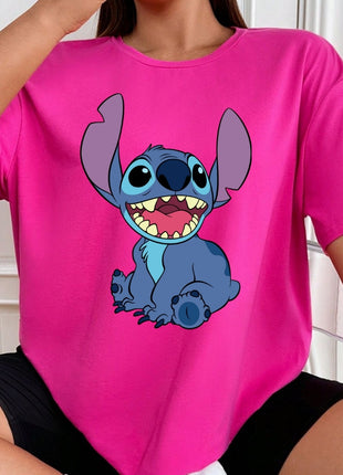 Tricou oversized stitch fun