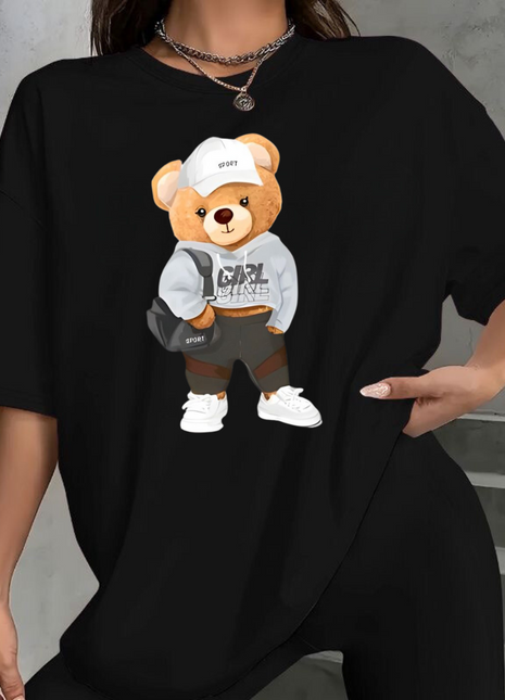 Tricou Oversized Sport Bear