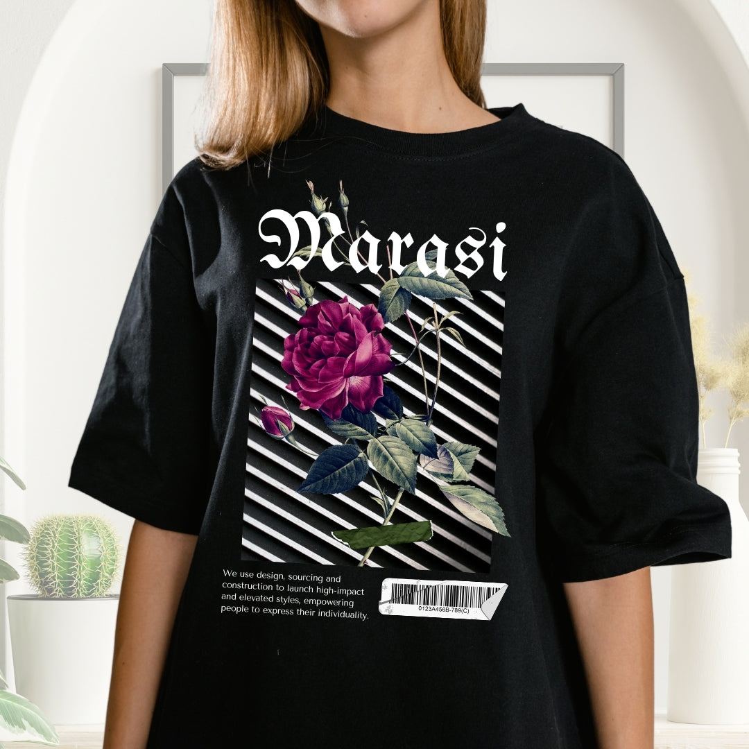 Tricou Oversized Marasi Rose