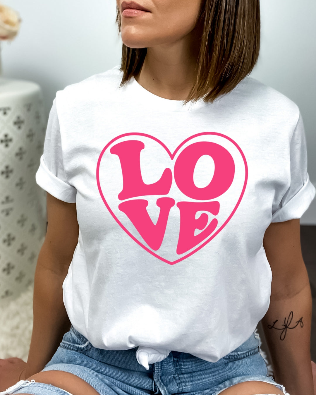 Tricou bumbac 100% love 26
