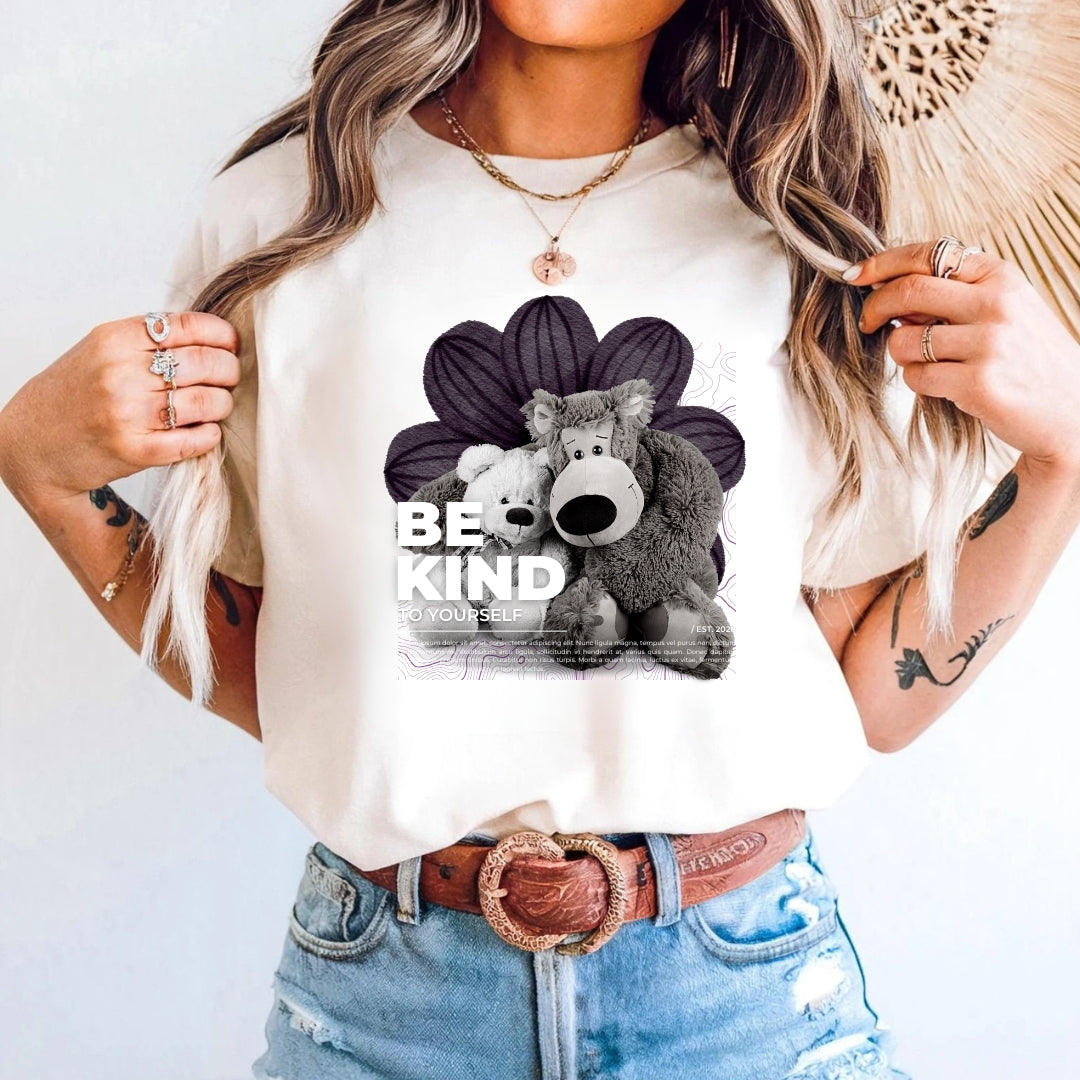 Tricou bumbac 100% be kind 27