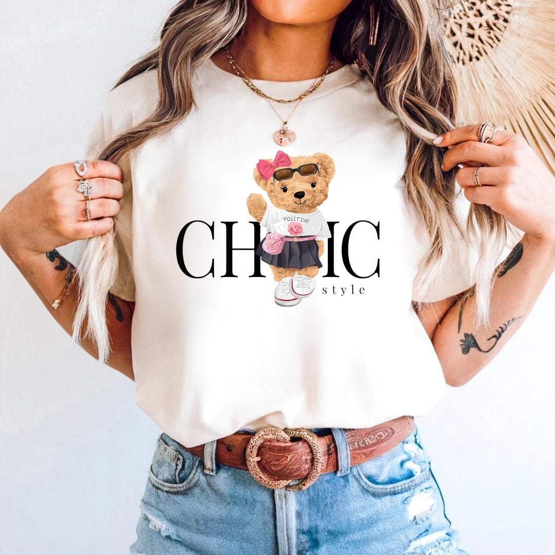 Tricou bumbac 100% chic 28