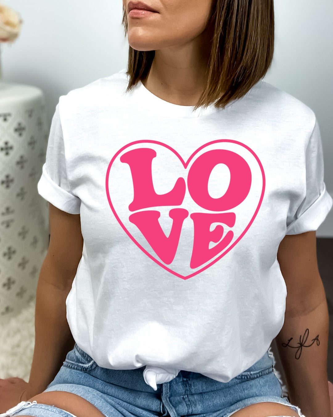 Tricou bumbac 100% love 28