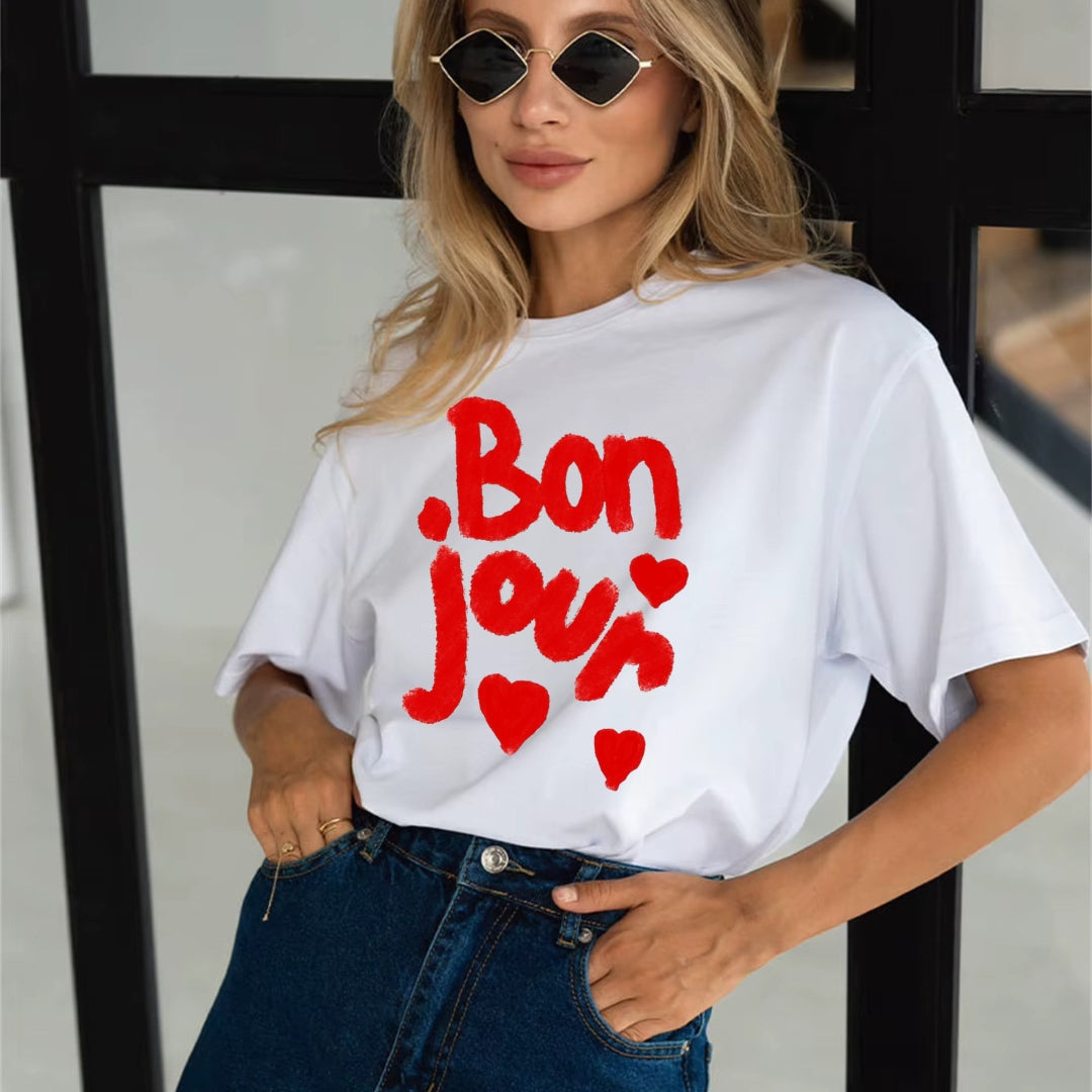 Tricou Oversized Bonjour