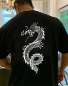 Tricou Spate Dragon Alb