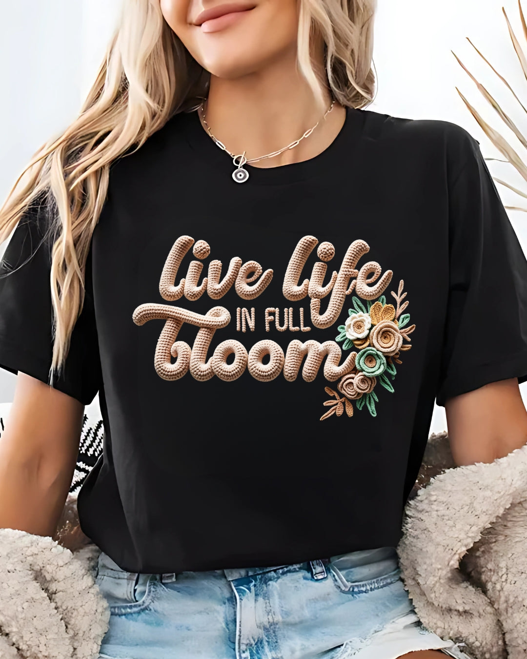 Tricou live life 16 bumbac 100%