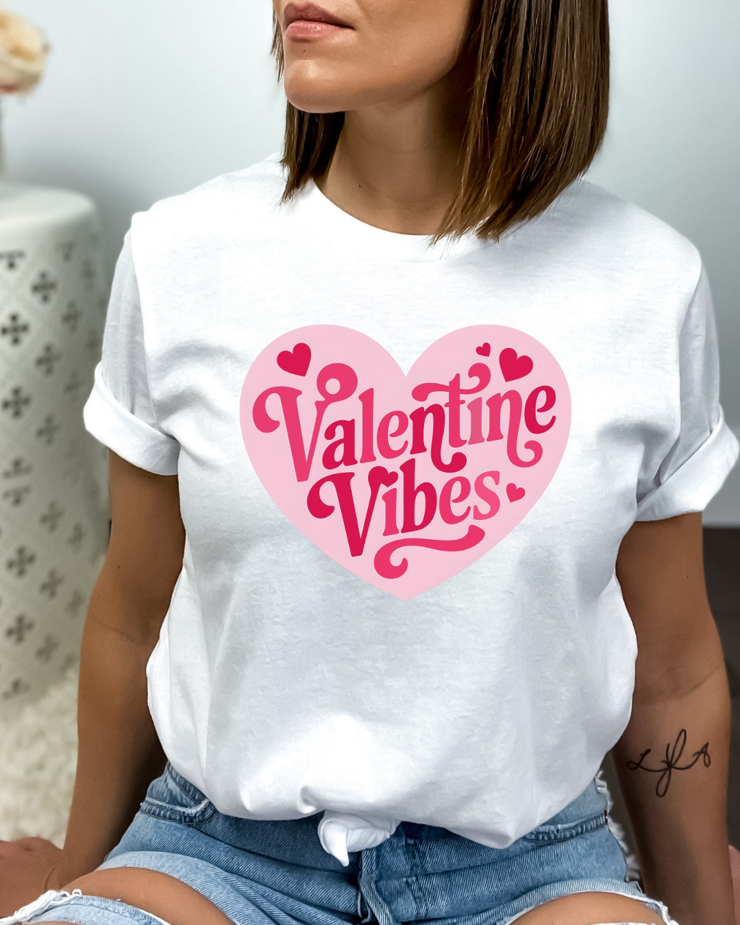 Tricou bumbac 100% valentine vibes 29