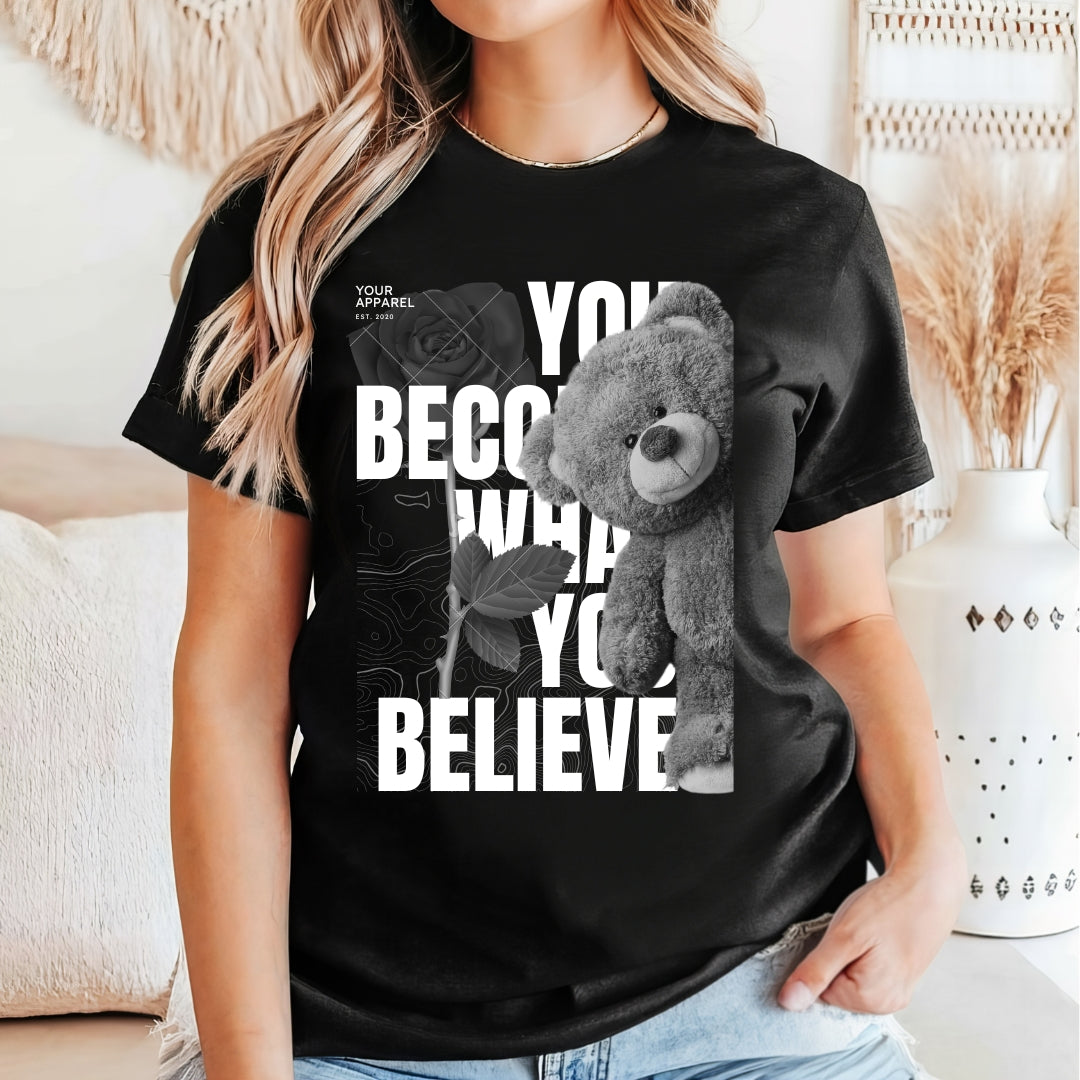 Tricou bumbac 100% believe 29